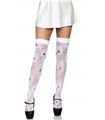 Totenkopf Netzstrümpfe Augen frei schwarz | Leg Avenue