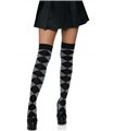 Overknee Strümpfe weiß rosa pink mit Karos | Leg Avenue