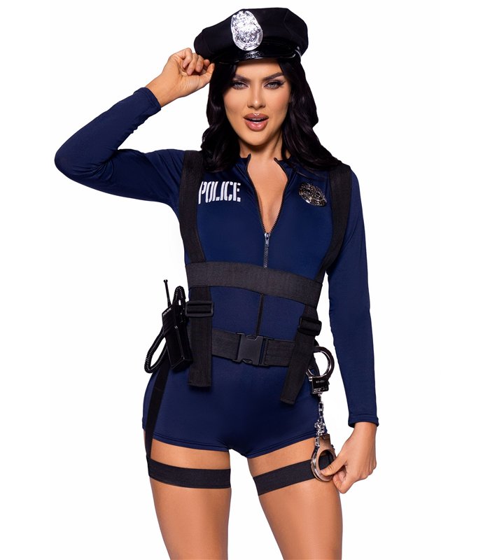 Flirty Polizistenkostüm | Leg Avenue