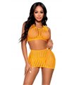 Minikleid aus Industrial-Netz mit langen Aermeln | Leg Avenue