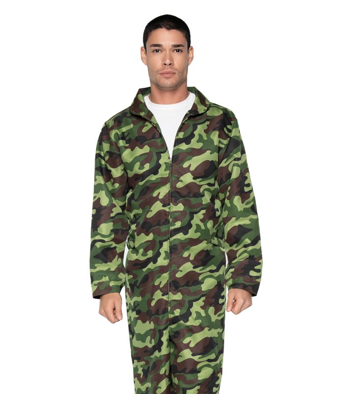 Men's Camo Jumpsuit