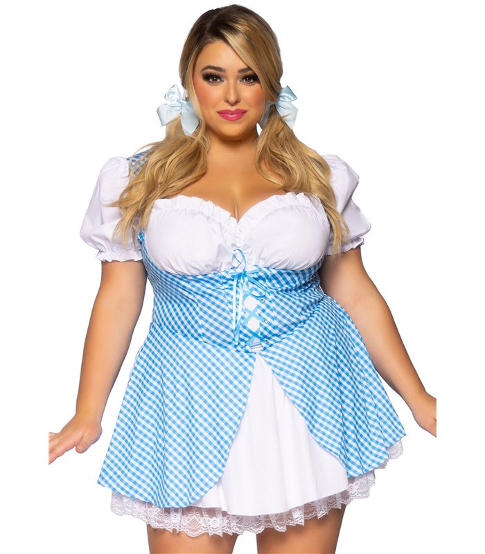Gingham-Kleid + | Leg Avenue