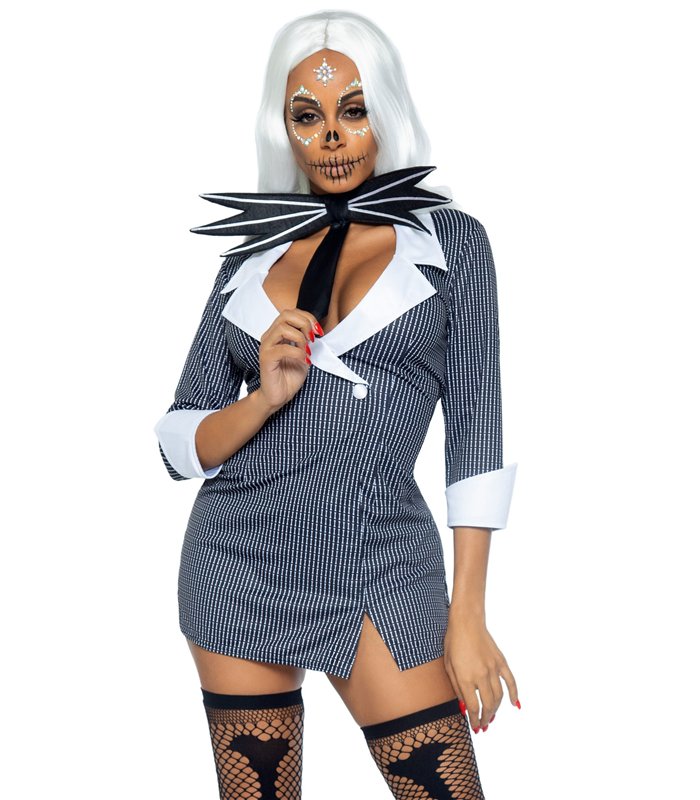 Spooky Skelett Kostüm für Partys | Leg Avenue