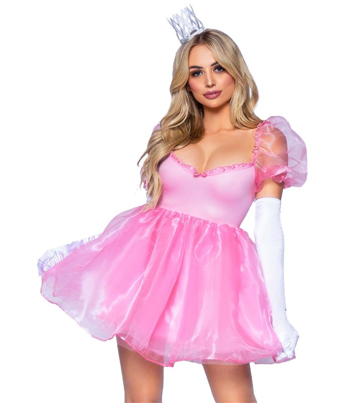 Kleid aus mattiertem Organza | Leg Avenue