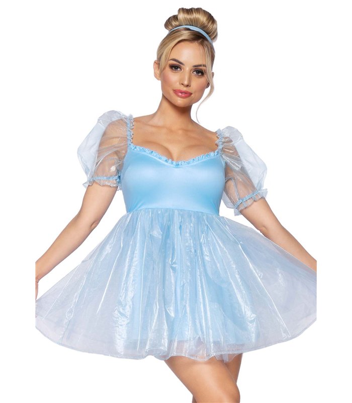 Kleid aus mattiertem Organza | Leg Avenue