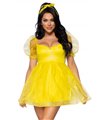 Kleid aus mattiertem Organza | Leg Avenue