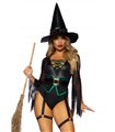 Verführerisches klassisches Hexen-Kostüm für Halloween | Leg Avenue