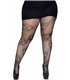 Lace skull fishnet tights
