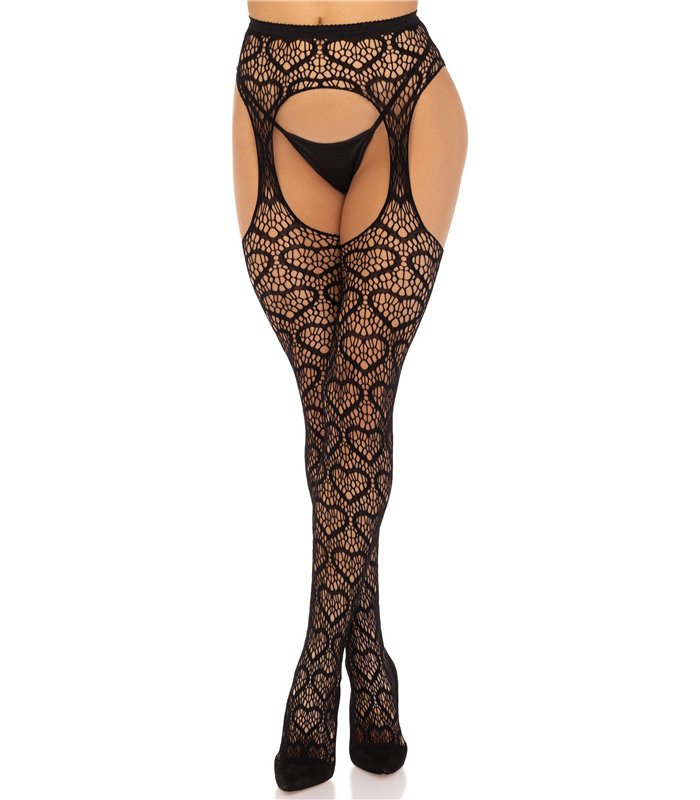 Straps-Schlauchkleid in Herznetz | Leg Avenue