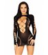 Long sleeve cut out mini dress