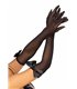 Transparente lange Handschuhe mit Satinschleife | Leg Avenue