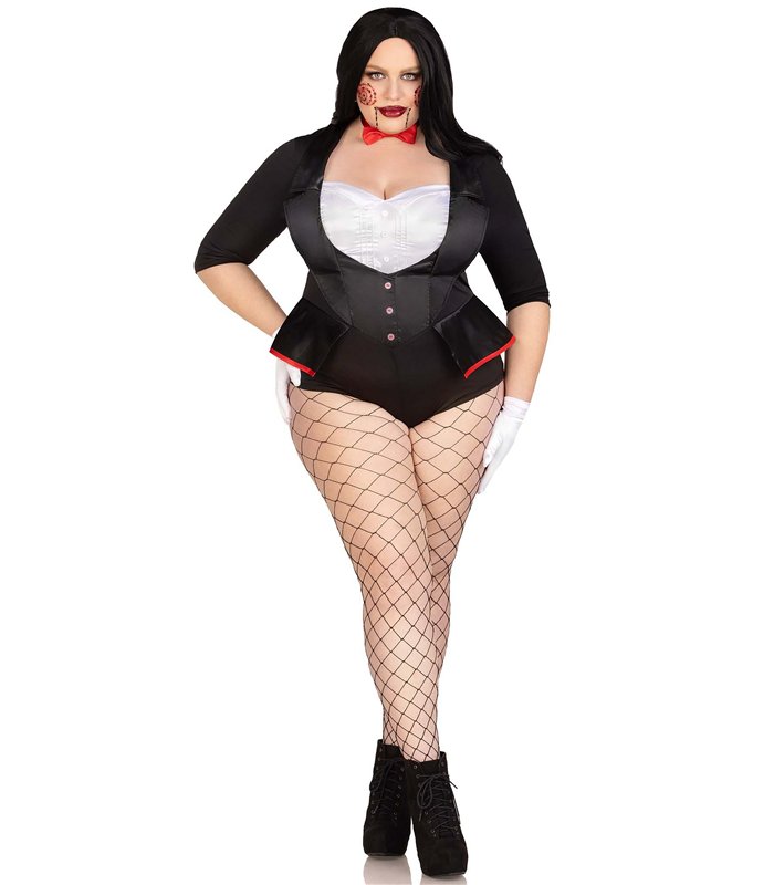 Fantasievolles Puppenkostüm für verführerische Auftritte Queen Size | Leg Avenue