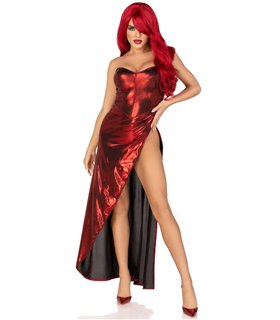 Shimmer Bodysuit mit Rock Kostüm | Leg Avenue