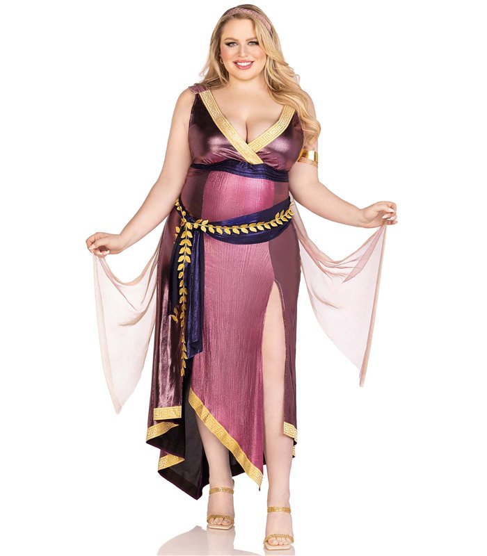 Amethyst Göttin Kostüm Plus Size | Leg Avenue
