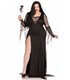 Sexy Spooky Morticia Kostüm für Halloween Queen Size | Leg Avenue