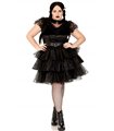 Raving Rebel Kostüm für Frauen in aufregendem Design Queen Size | Leg Avenue