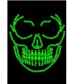Skull face jewels sticker