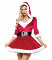 Mrs. Claus Hooded Dress