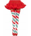 Holiday ribbon thigh highs