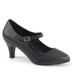 Mary Jane Pumps DIVINE-440 - PU Schwarz