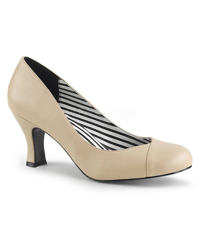 Pleaser Pumps JENNA-01 Beige