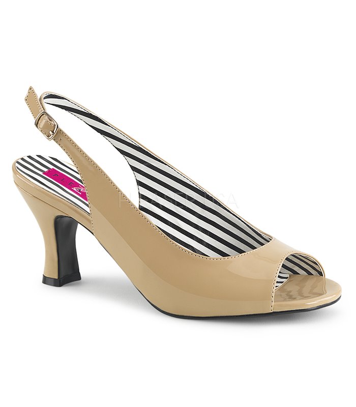 Pleaser Pumps JENNA-02 Beige