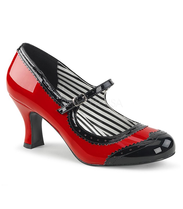 Pleaser Pumps Pleaser Pink Label JENNA-06 rot