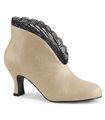 Pleaser Stiefeletten JENNA-105 Beige