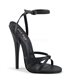Extrem High Heels DOMINA-108 - PU Schwarz