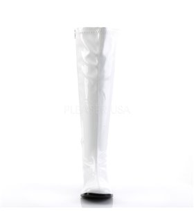 Retro Stiefel GOGO-300WC (Weitschaftstiefel) - Lack Weiß Retro Stiefel GOGO-300WC (Weitschaftstiefel) - Lack Weiß