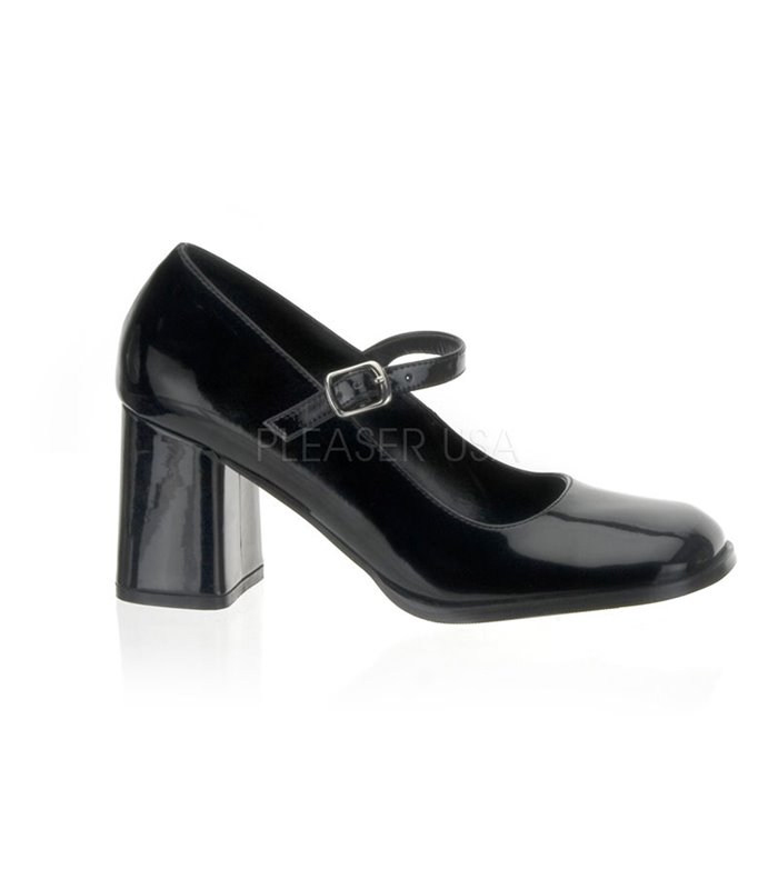Mary Janes GOGO-50 : Lack Schwarz