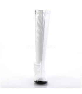 Retro Stiefel RETRO-300 - Lack Weiß Retro Stiefel RETRO-300 - Lack Weiß