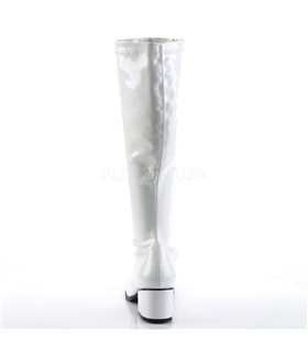 Retro Stiefel RETRO-300 - Lack Weiß Retro Stiefel RETRO-300 - Lack Weiß