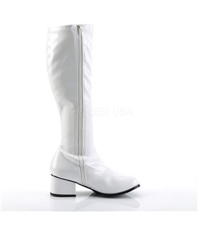 Retro Stiefel RETRO-300 - Lack Weiß Retro Stiefel RETRO-300 - Lack Weiß