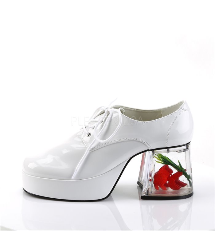 Herren Plateauschuhe PIMP-02 : Weiß