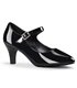Mary Jane Pumps DIVINE-440 - Lack Schwarz