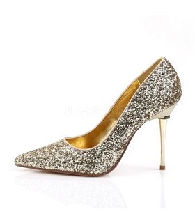 Stiletto Pumps APPEAL-20G - Glitter Gold Stiletto Pumps APPEAL-20G - Glitter Gold