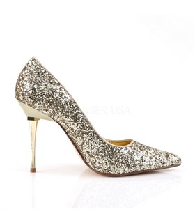 Stiletto Pumps APPEAL-20G - Glitter Gold Stiletto Pumps APPEAL-20G - Glitter Gold