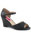 Wedges KIMBERLY-05 - PU Schwarz