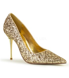 Stiletto Pumps APPEAL-20G - Glitter Gold Stiletto Pumps APPEAL-20G - Glitter Gold