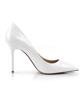 Stiletto Pumps CLASSIQUE-20 - Lack Weiß Stiletto Pumps CLASSIQUE-20 - Lack Weiß