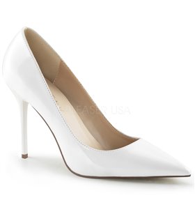 Stiletto Pumps CLASSIQUE-20 - Lack Weiß Stiletto Pumps CLASSIQUE-20 - Lack Weiß