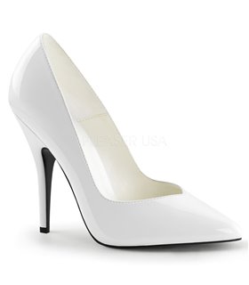 Pleaser Pumps SEDUCE-420V Weiss Lack Pleaser Pumps SEDUCE-420V Weiss Lack