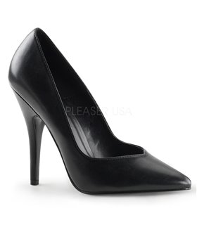Pleaser Pumps SEDUCE-420V Schwarz Kunstleder