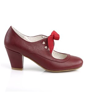 Retro Pumps WIGGLE-32 - Burgundrot Retro Pumps WIGGLE-32 - Burgundrot