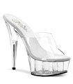 Plateau Pantolette DELIGHT-601 - Klar/Klar