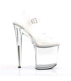 Extrem Plateau Heels FLAMINGO-808 - Klar Extrem Plateau Heels FLAMINGO-808 - Klar