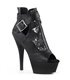 Peeptoe Bootie KISS-257 - Schwarz