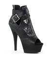 Peeptoe Bootie KISS-257 - Schwarz SALE