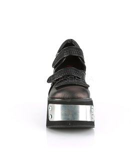 Plateau Schuhe KERA-13 - Schwarz Braun Plateau Schuhe KERA-13 - Schwarz Braun